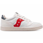 Scarpe Saucony Uomo Jazz Court Premium Bianco E Rosso S70671-4