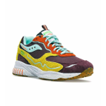 Scarpe Saucony Unisex 3D Grid Hurricane Trailian Marrone E Senape S70745-2
