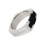 Brosway Anello ESSENCE quadrato nero mis 21 BES14B