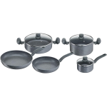 Batteria 8 Pz 3 Pentole 2 Padelle 3 Coperchi
