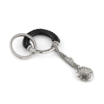 Nomination Portachiavi North Star In Ottone E Crystal Nero