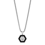Nomination Collana Class In Acciaio E Cubic Zirconia Esagono