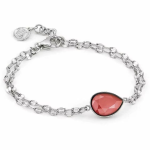 Nomination Bracciale Allure Ed. Rio Acciaio 1 Crystal Rosso Corallo