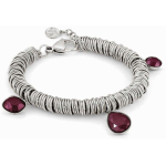 Nomination Bracciale Allure Ed. Rio Acciaio Cerchi 3 Crystal (Grande) Bordeaux
