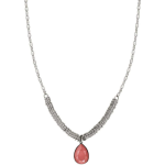 Nomination Collana Allure Ed. Rio In Acciaio Con Cerchi E 1 Crystal Rosso Corallo