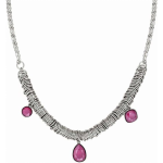 Nomination Collana Allure Ed. Rio In Acciaio Con Cerchi E 3 Crystal Fucsia