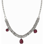 Nomination Collana Allure Ed. Rio In Acciaio Con Cerchi E 3 Crystal Bordeaux
