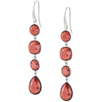 Nomination Orecchini Allure Ed. Rio In Acciaio E 4 Crystal (Lunghi) Rosso Corallo