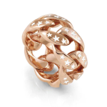 Nomination Anello Starlight In Ottone E Smalto (Grumetta) Bianco Misura 14 [Usa 7]