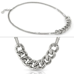 Nomination Collana Starlight In Ottone, Smalto E Cristalli Crystal (Corta) Nero