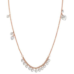 Nomination Collana Rock In Love In Ottone E Crystal Ricca Oro Rosa