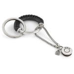 Nomination Portachiavi Fight For Life In Ottone E Pelle Silver Plated