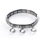 Nomination Bracciale Composable Op-Silver In Acciaio, Argento 925 E Zirconi (3 Pendenti) Misto 5
