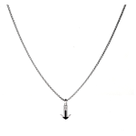 Nomination Collana Class In Acciaio E Cubic Zirconia Ancora