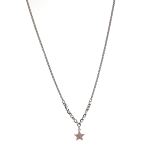 Nomination Collana Op In Acciaio, Argento 925 E Cz Stella