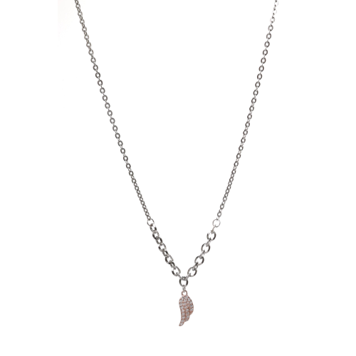 Nomination Collana Op In Acciaio, Argento 925 E Cz Ala