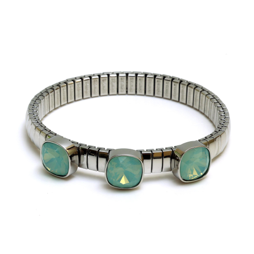 Nomination Bracciale Op-Chic In Acciaio E 3 Cz Opale Verde