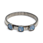 Nomination Bracciale Op-Chic In Acciaio E 3 Cz Opale Celeste