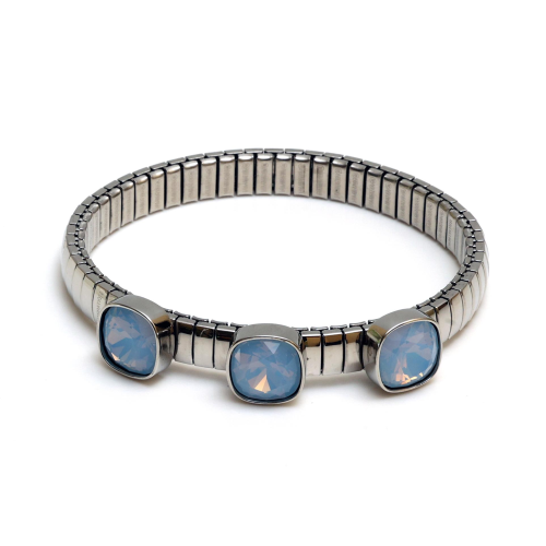 Nomination Bracciale Op-Chic In Acciaio E 3 Cz Opale Celeste