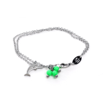 Nomination Bracciale Bimbo In Acciaio Con Simboli E 3 Perline Delfino