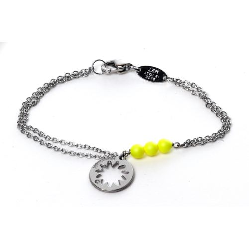 Nomination Bracciale Bimbo In Acciaio Con Simboli E 3 Perline Sole