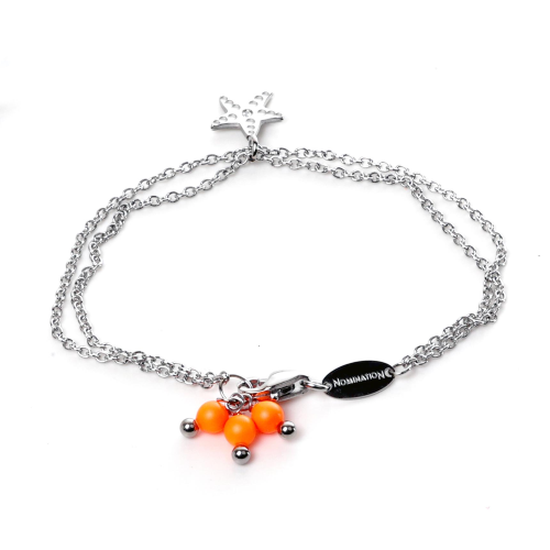 Nomination Bracciale Bimbo In Acciaio Con Simboli E 3 Perline Stella Marina