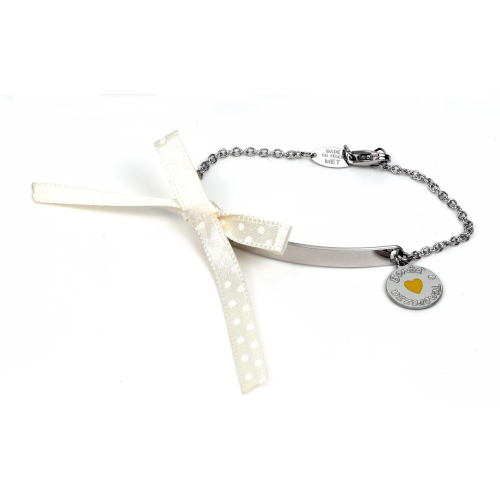 Nomination Bracciale Bimbo In Acciaio Con Fiocco Giallo