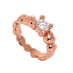 Nomination Anello Rock In Love Ed Romance In Ottone E Zircone Oro Rosa Misura 16