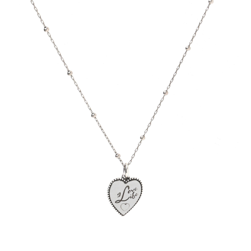 Nomination Collana Rock In Love In Ottone (Lunga) Love Life