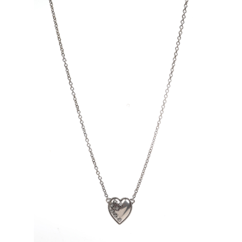 Nomination Collana Rock In Love In Ottone E Crystal Bianco
