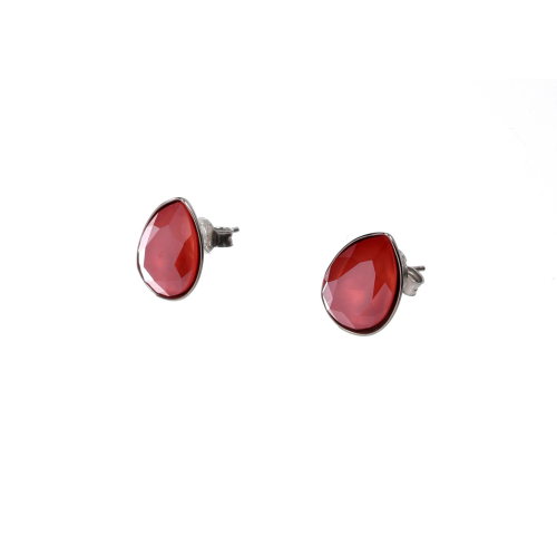 Nomination Orecchini Allure Ed. Rio In Acciaio E 1 Crystal (Lobo) Rosso Corallo