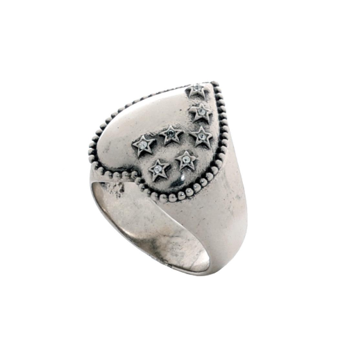 Nomination Anello Rock In Love In Ottone E Crystal (Grande) Bianco Misura 14 [Usa 7]