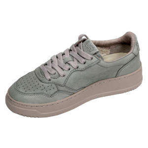 Autry Medalist Low Wom Scarpe Sneakers In Pelle Verde Pastello Donna