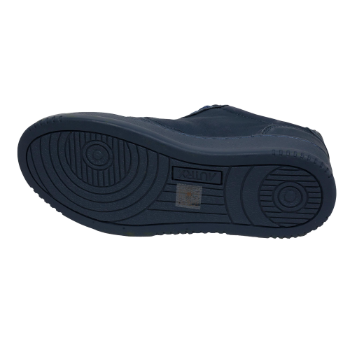 Autry Medalist Low Wom Solid Goat Scarpe Sneakers In Pelle Blu Navy Donna