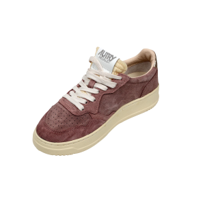 Autry Medalist Low Wom Scarpe Sneakers In Pelle Scamosciata Cipria Donna