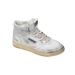 Autry Scarpe Sneakers Medalist Super Vintage Pelle Bianca Used Street Donna