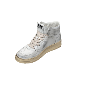 Autry Scarpe Sneakers Medalist Super Vintage Pelle Bianca Used Street Donna
