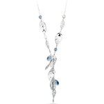 Brosway Collana LEAVES acciaio 460 mm con swarovski denim blue BLS01