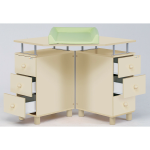 Foppapedretti Angoloso Scrivania Lattemiele 9900060705