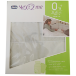 Chicco Set per Culla 4 pezzi Next2Me Grey Stripes